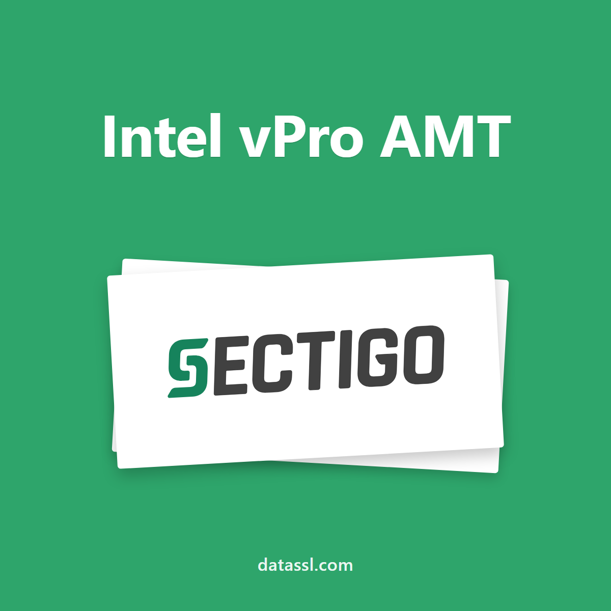 Sectigo Intel vPro AMT