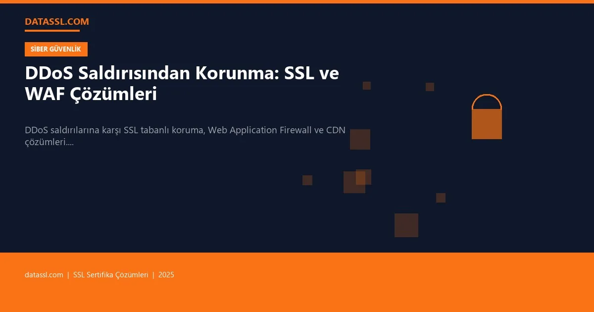 DDoS Saldırısından Korunma: SSL ve WAF Çözümleri
