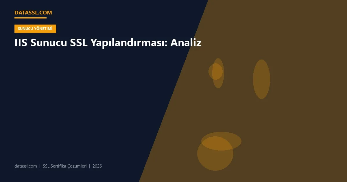 IIS Sunucu SSL Yapılandırması: Analiz