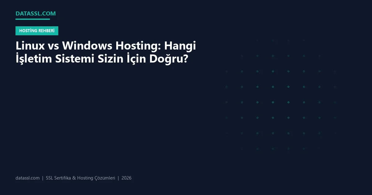 Linux vs Windows Hosting: Hangi İşletim Sistemi Sizin İçin Doğru?