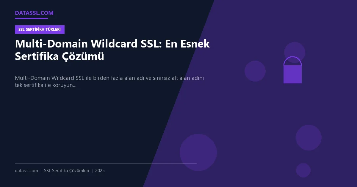 Multi-Domain Wildcard SSL: En Esnek Sertifika Çözümü