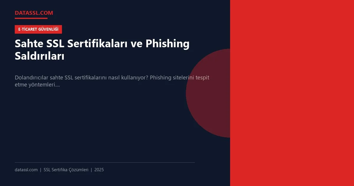 Sahte SSL Sertifikaları ve Phishing Saldırıları
