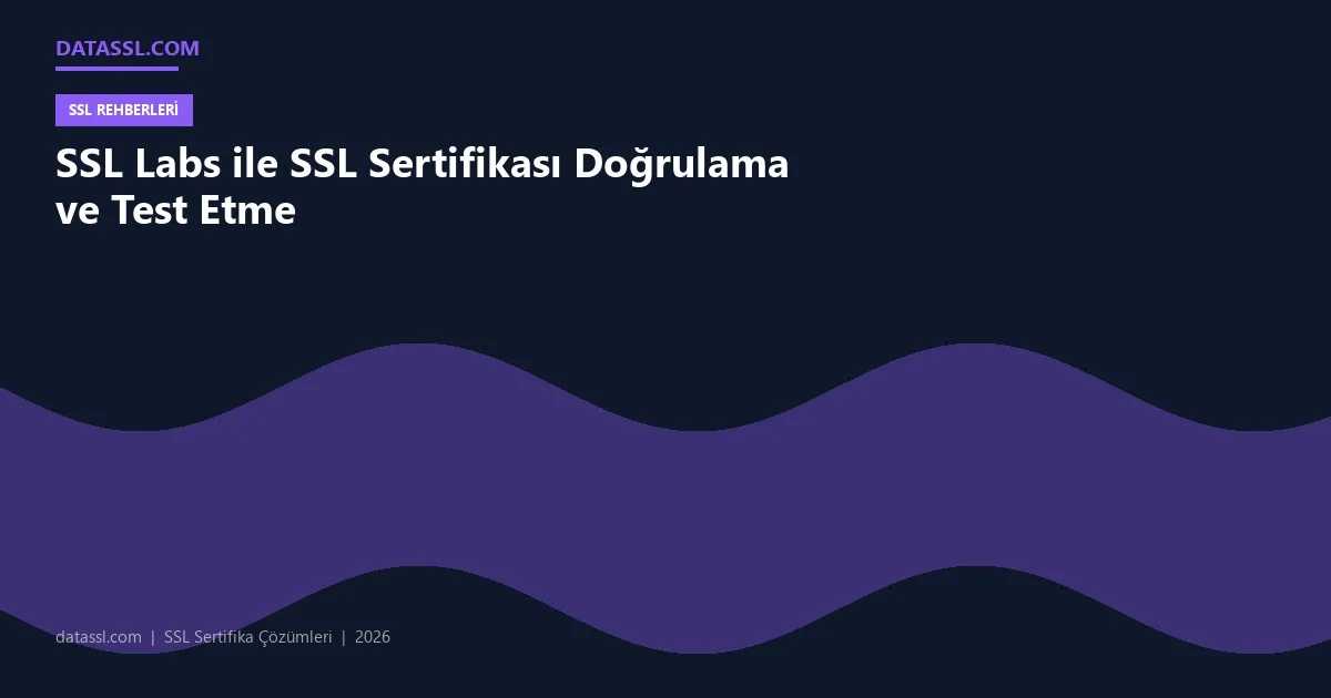 SSL Labs ile SSL Sertifikası Doğrulama ve Test Etme