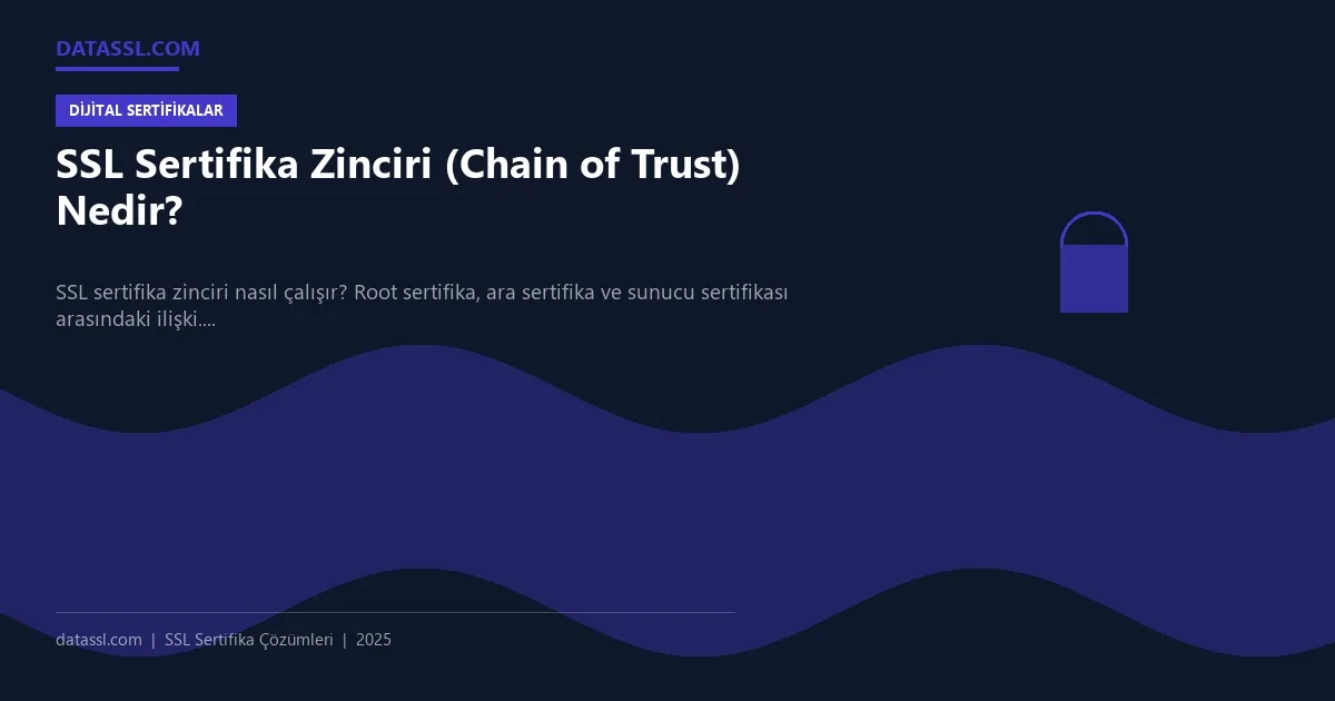 SSL Sertifika Zinciri (Chain of Trust) Nedir?