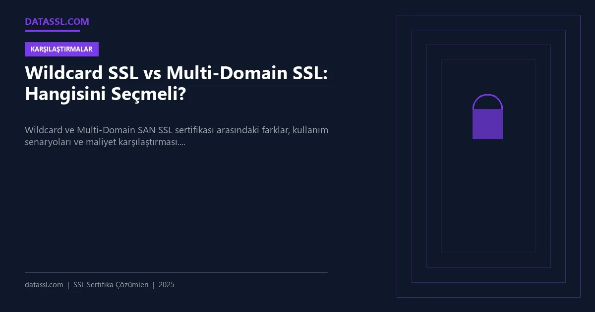 Wildcard SSL vs Multi-Domain SSL: Hangisini Seçmeli?