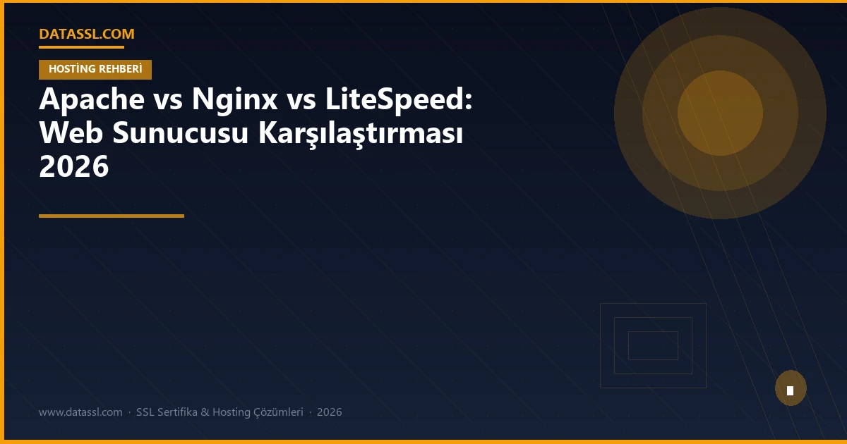 Apache vs Nginx vs LiteSpeed: Web Sunucusu Karşılaştırması 2026