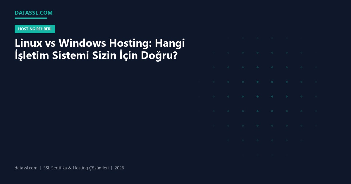 Linux vs Windows Hosting: Hangi İşletim Sistemi Sizin İçin Doğru?