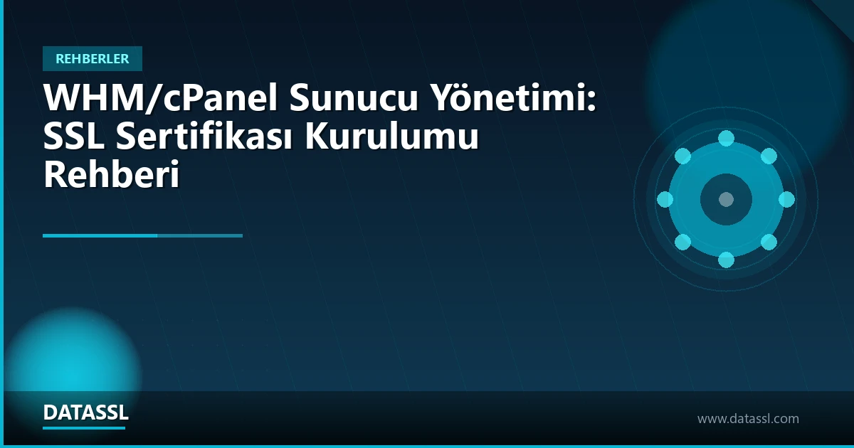 WHM Sunucu SSL Sertifikası Kurulumu